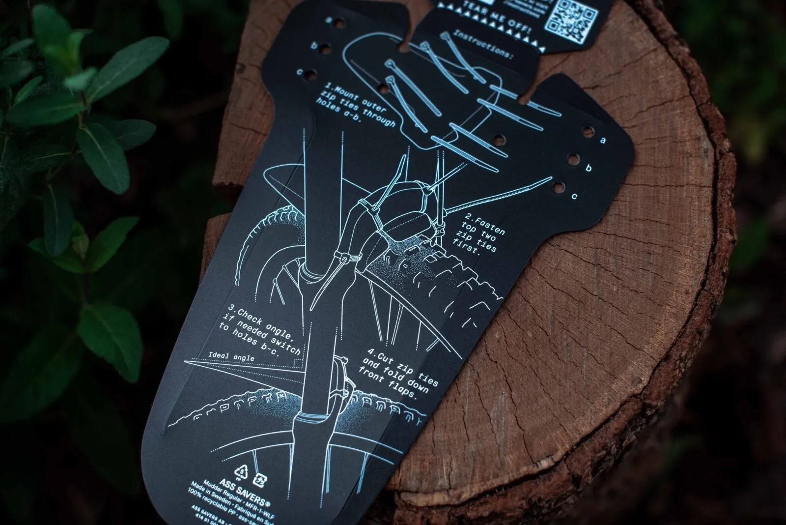 Крылья Ass Savers Mudder Regular Wolf