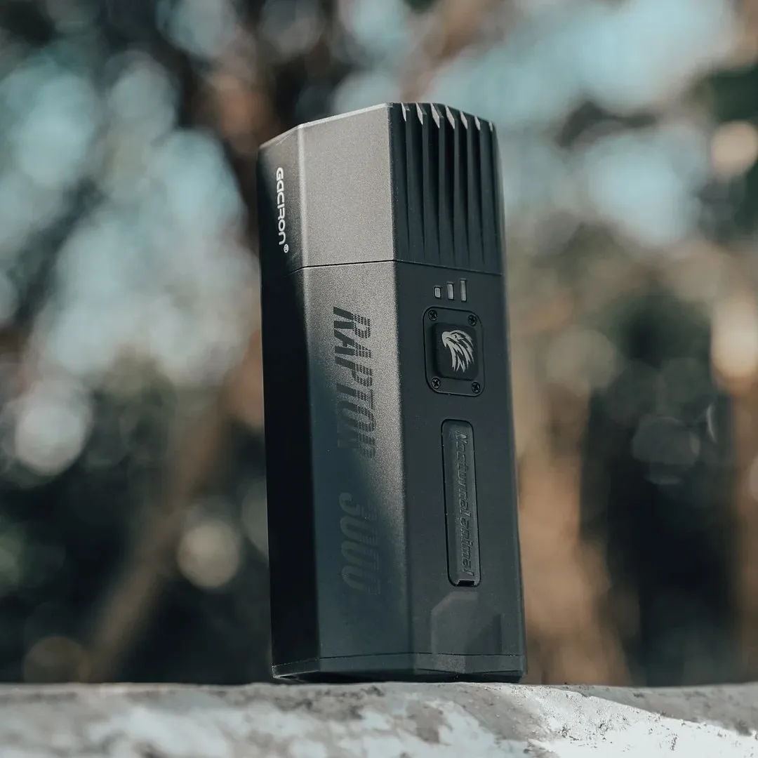 Велосипедный фонарь GACIRON Raptor-3000, черный