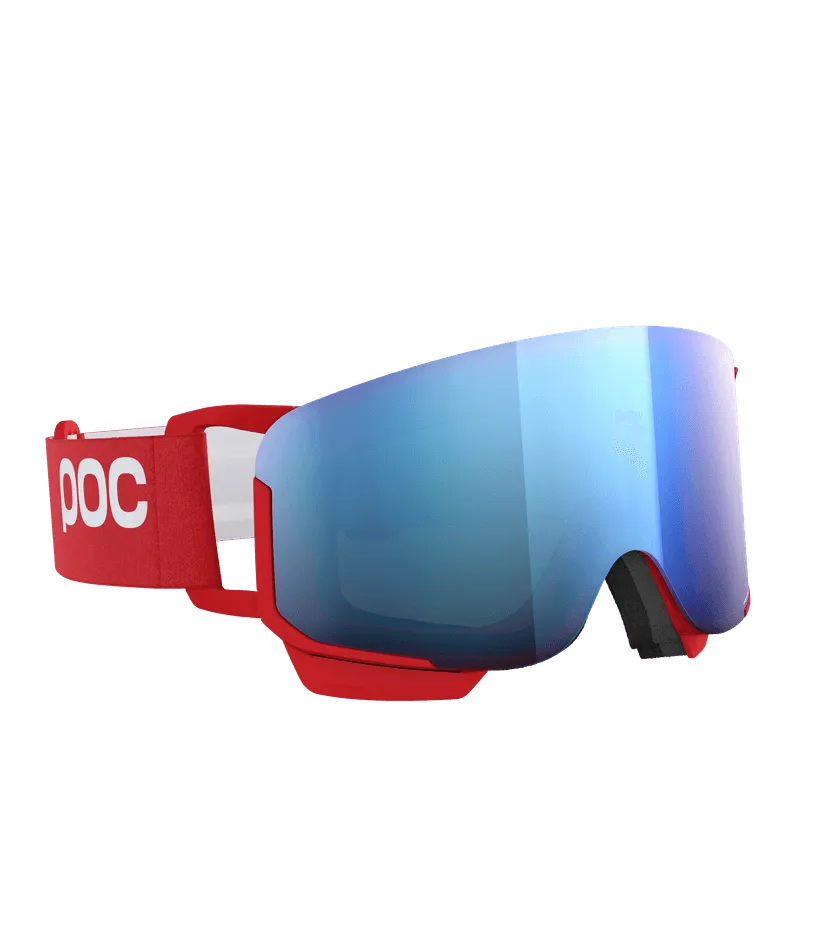 Горнолыжная маска POC Nexal Mid Prismane Red/Partly Sunny Blue
