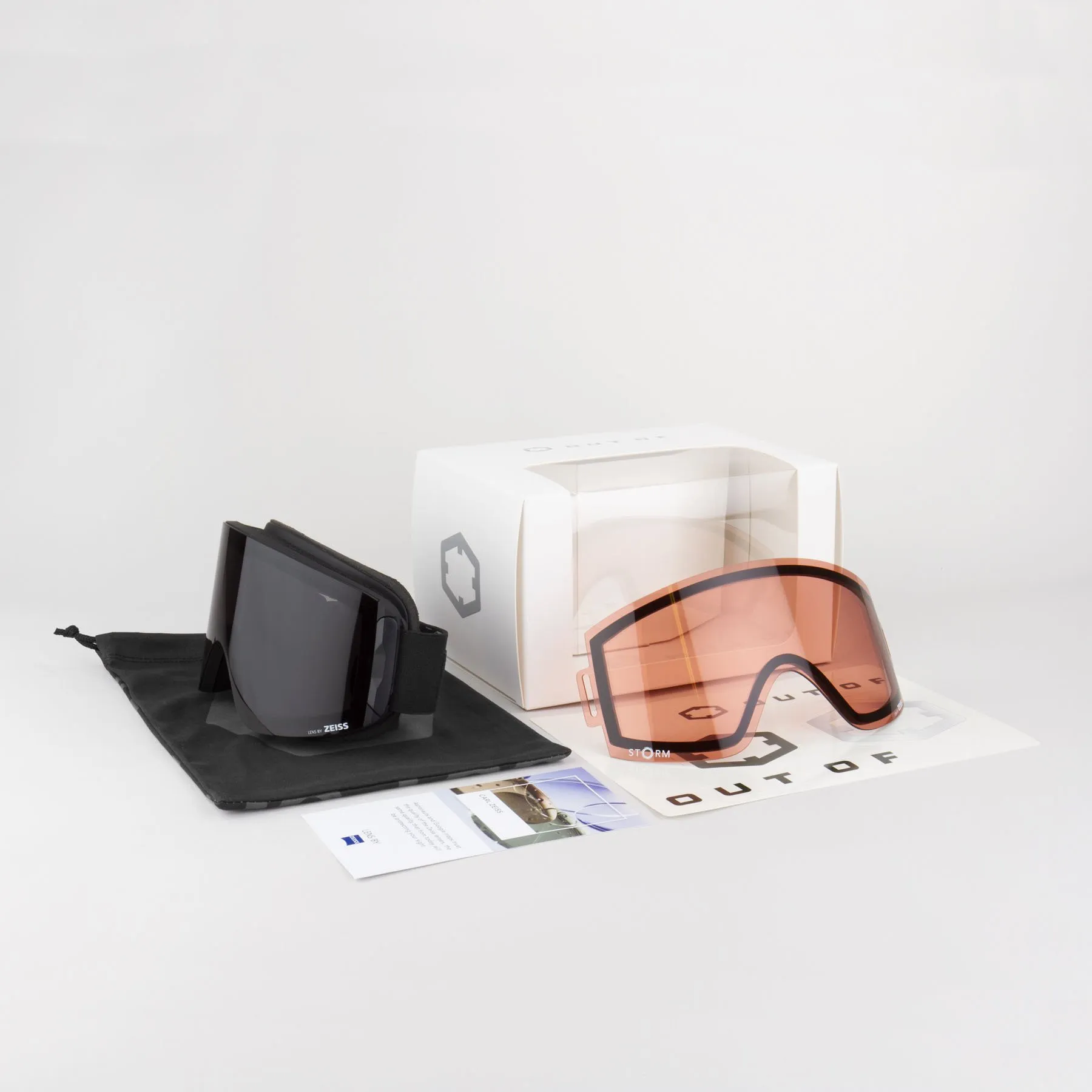 Маска OUT OF Katana Black Silver MCI Bonus: Persimmon