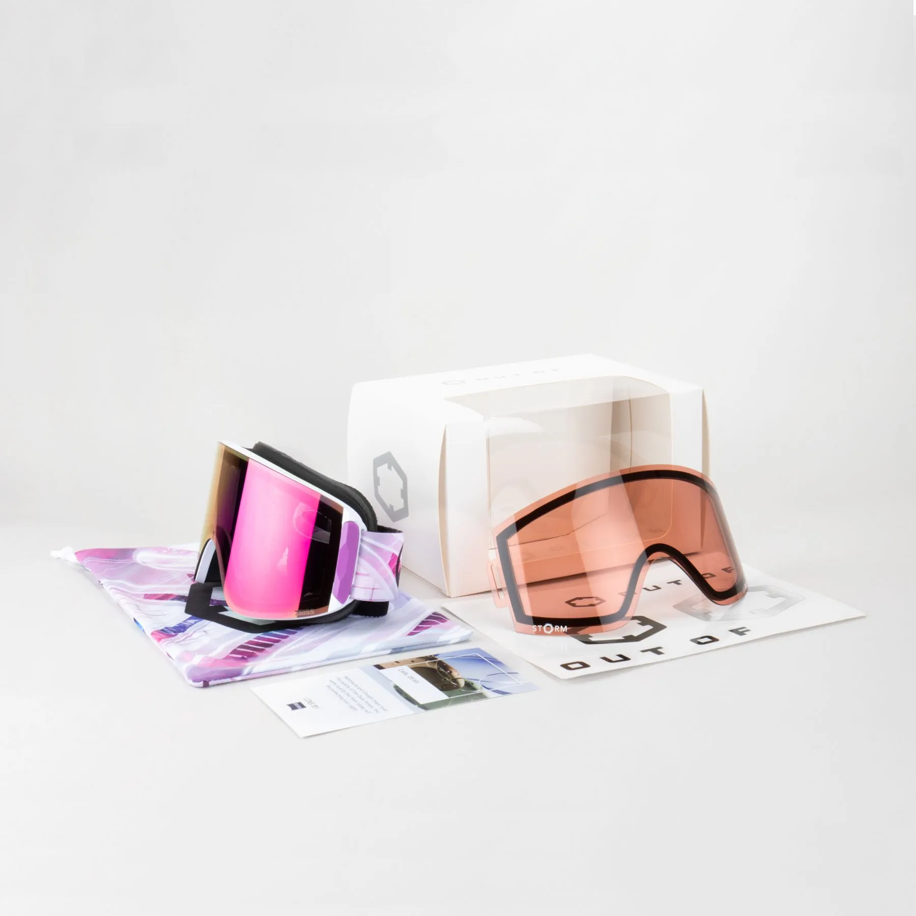 Маска OUT OF Katana Mall Violet MCI Bonus: Persimmon