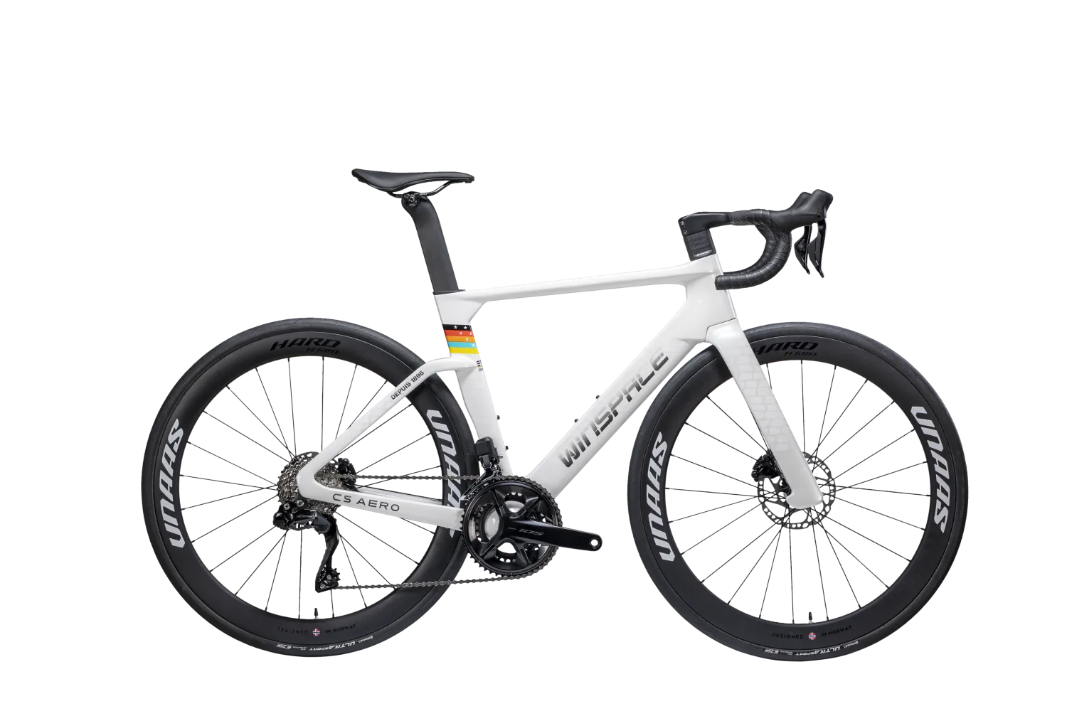 Велосипед Winspace C5 Aero Di2 Roubaix White