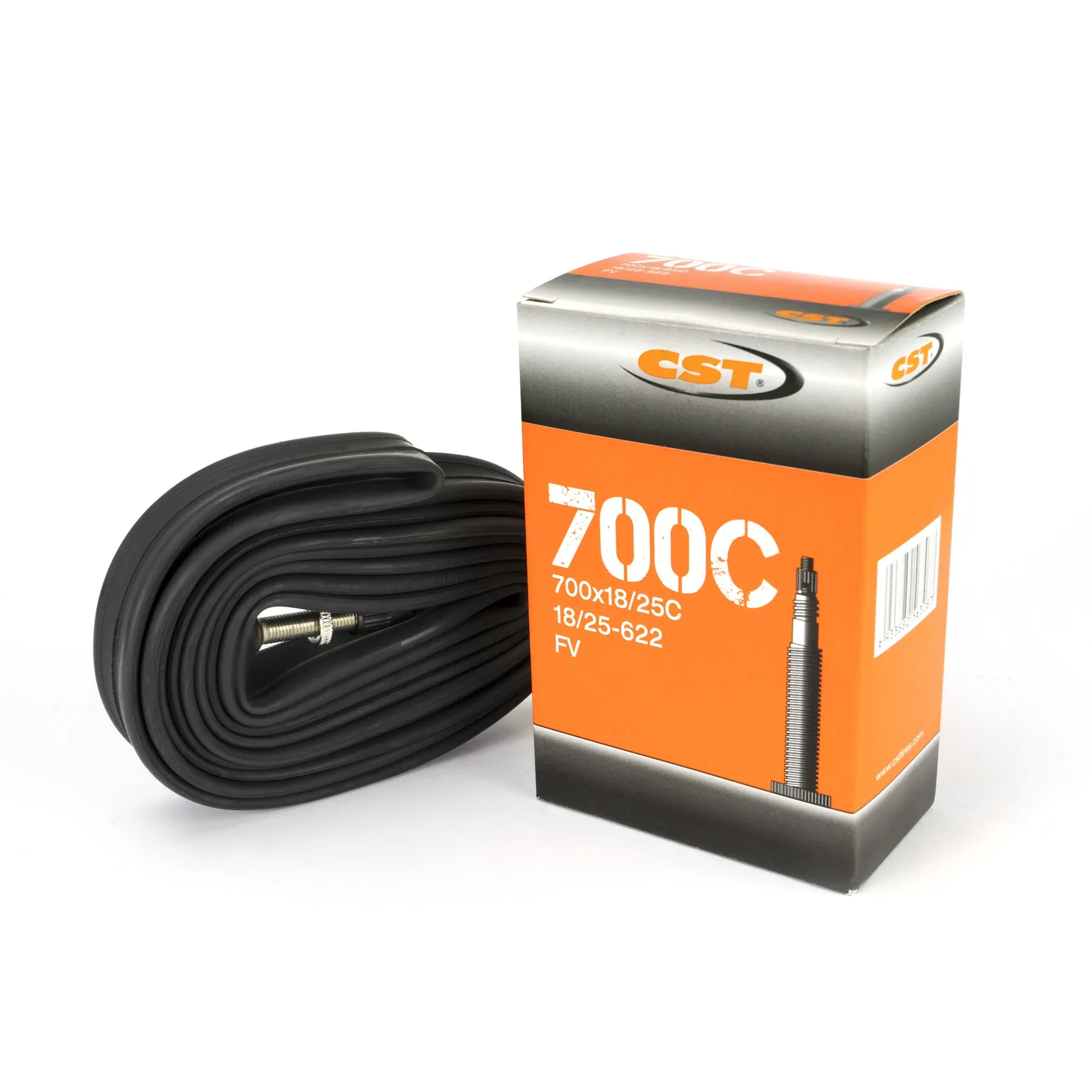 Велосипедная камера CST 28" / 700 - 18/25C PRESTO 48 мм.