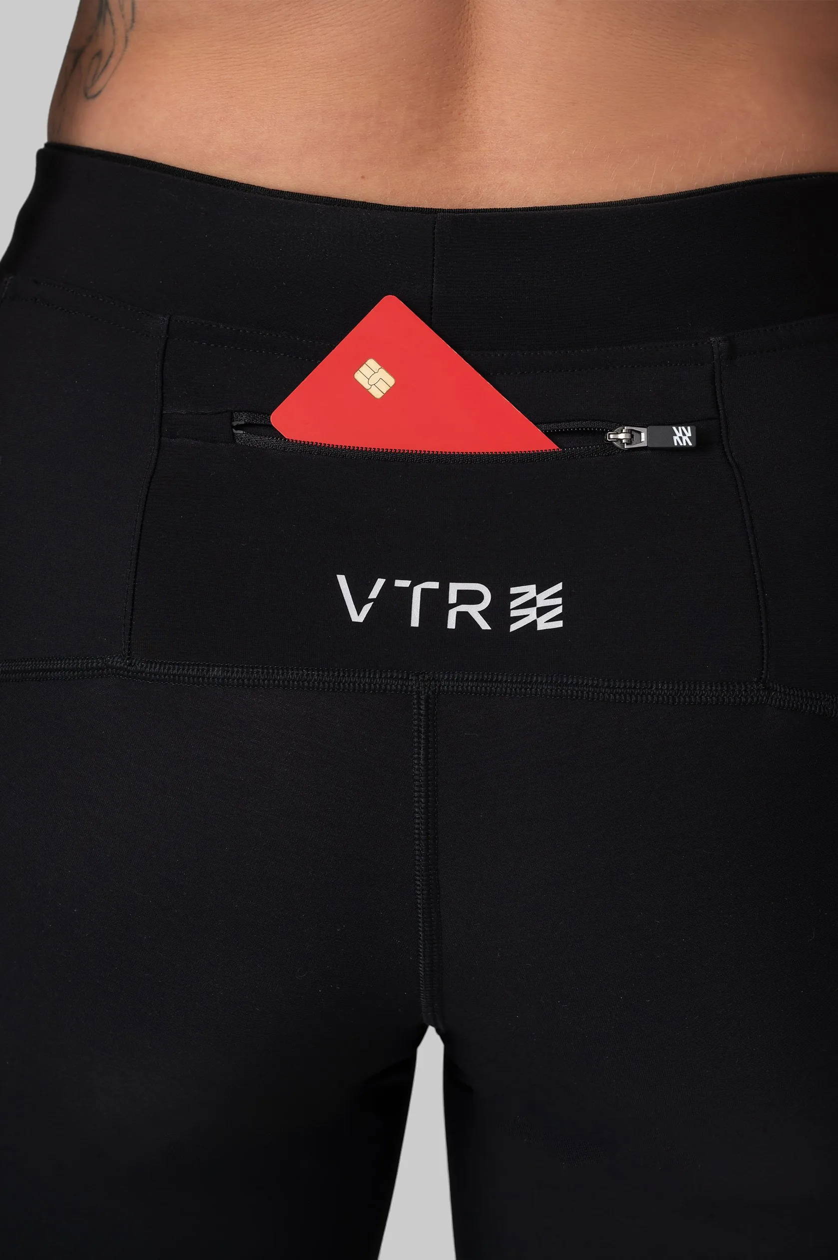 Женские утепленные беговые тайтсы VTR Practice Black