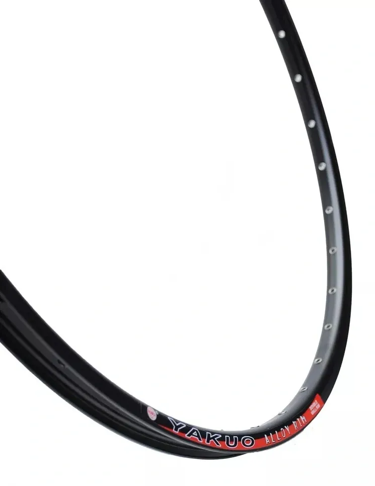Обод велосипедный YKL-D24 29"*36H*14G, A/V, 570G/PC, чёрный пистонированный