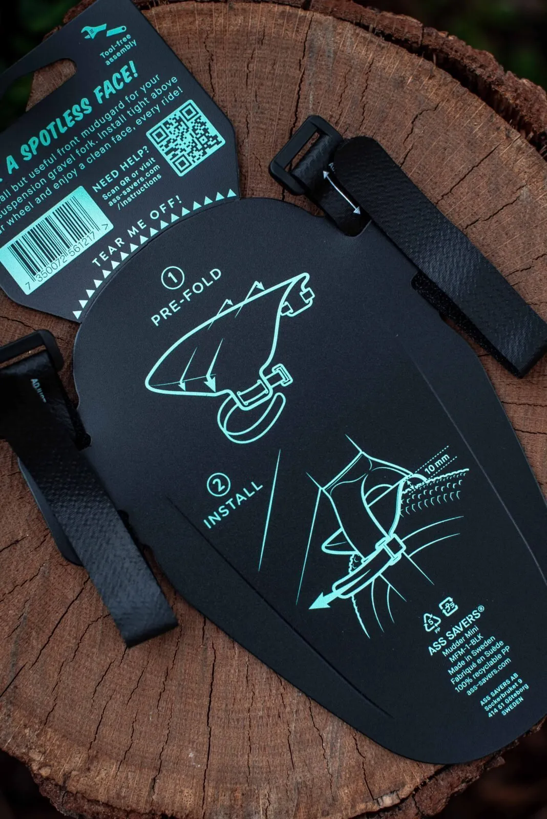 Крылья Ass Savers Mudder Mini Black