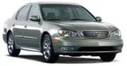 4-дверный седан с 2002 по 2005 на гладкую крышу