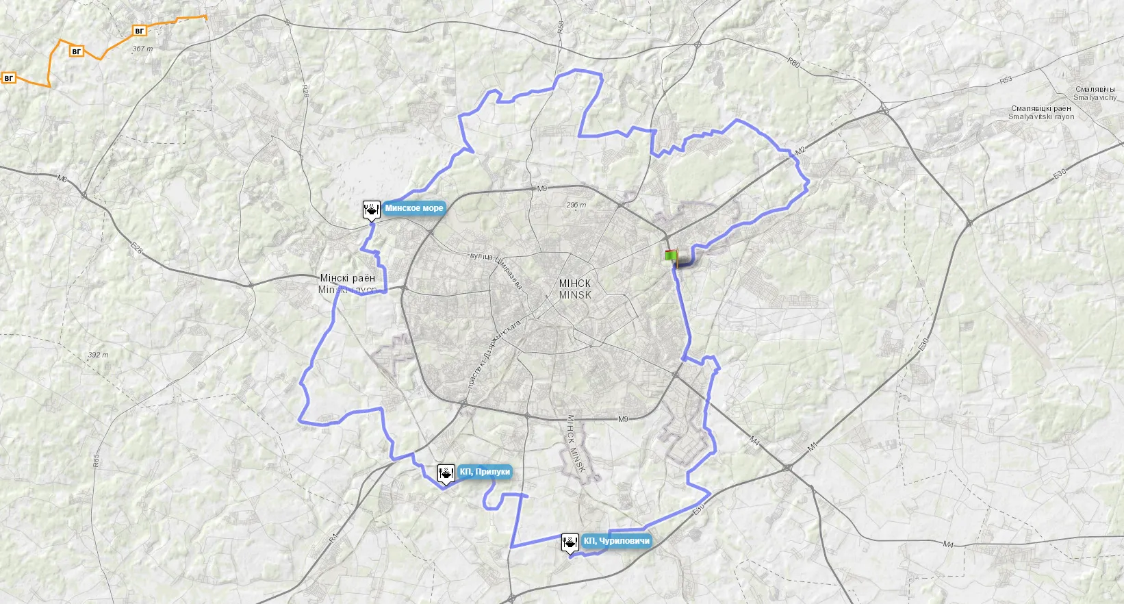 Велосипедный тур  Минская Кругосветка 146+