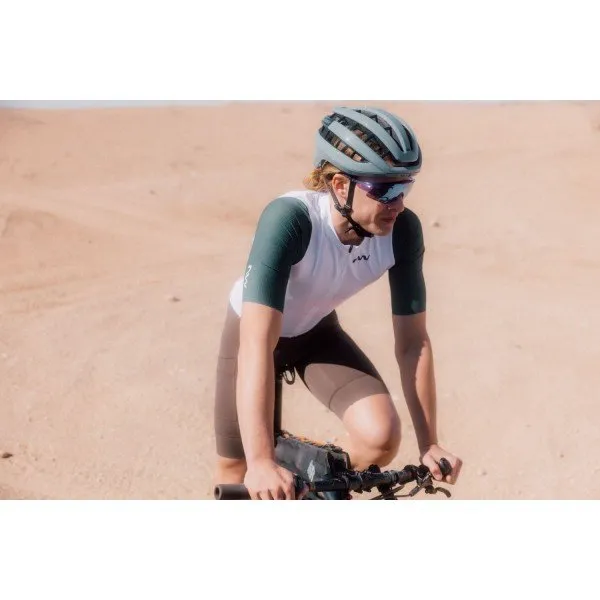 Велосипедная майка NorthWave EXTREME EVO JERSEY White/Petrolium