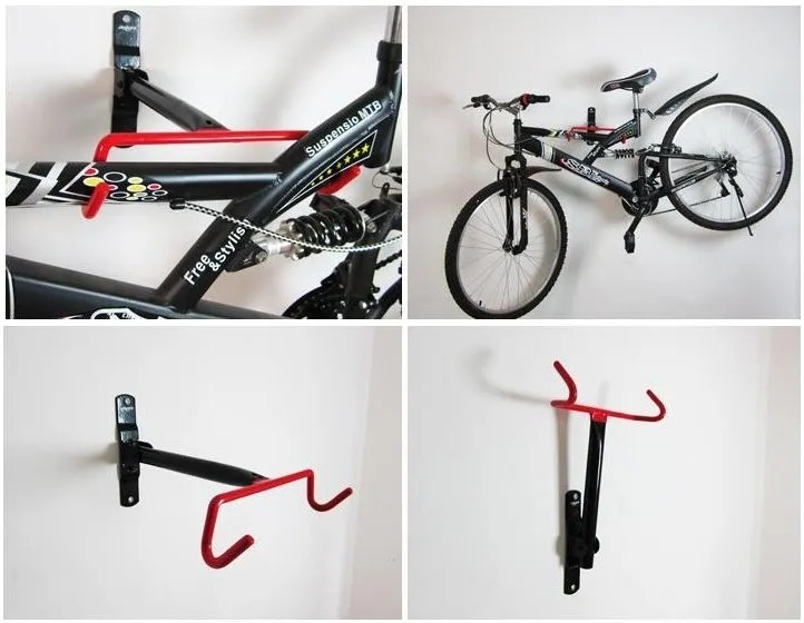 Крепление велосипеда для хранения в квартире