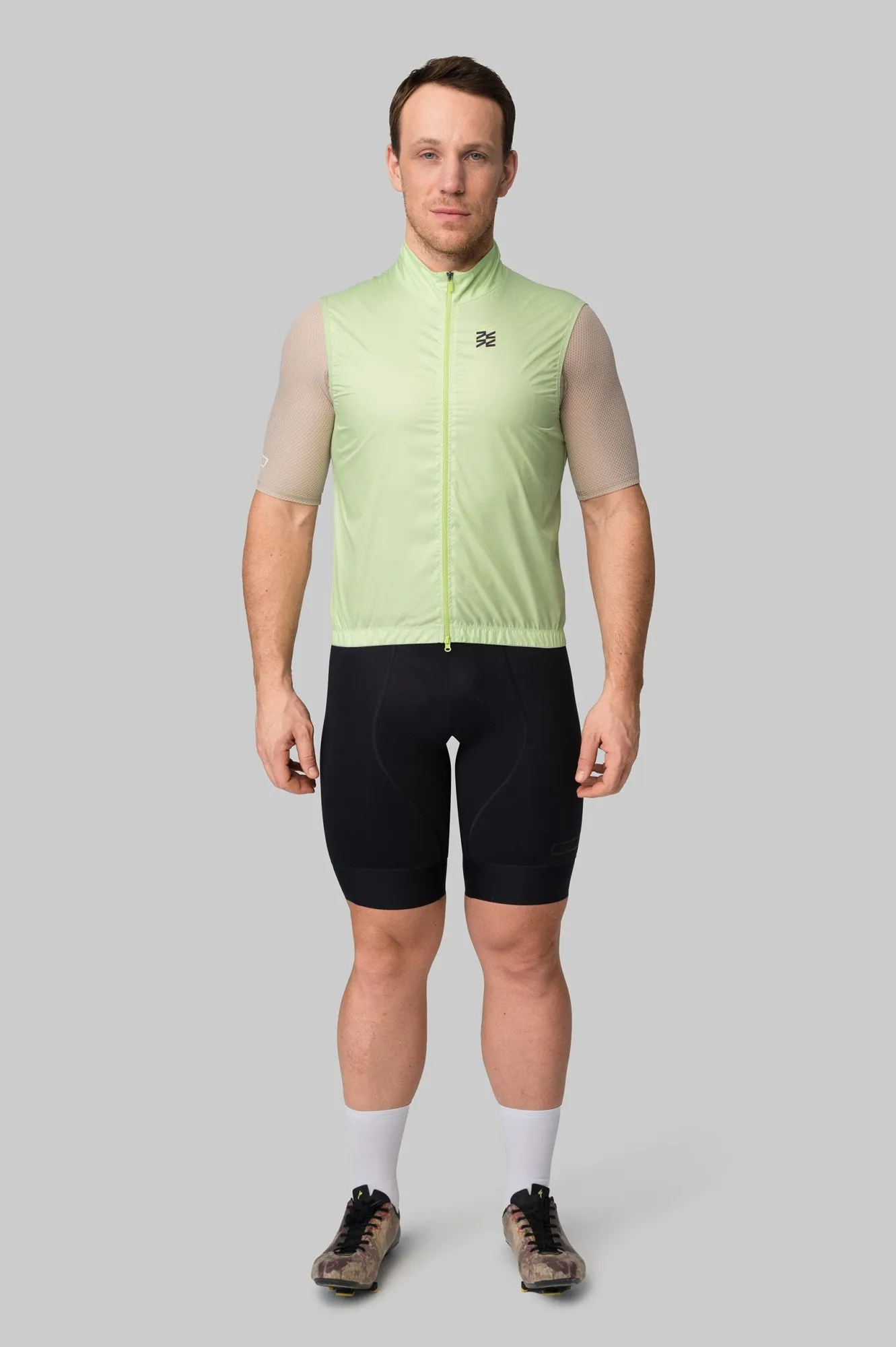 Жилетка ветрозащитная ЭВОЛВ (VTR EVOLVE) Лайм мужская