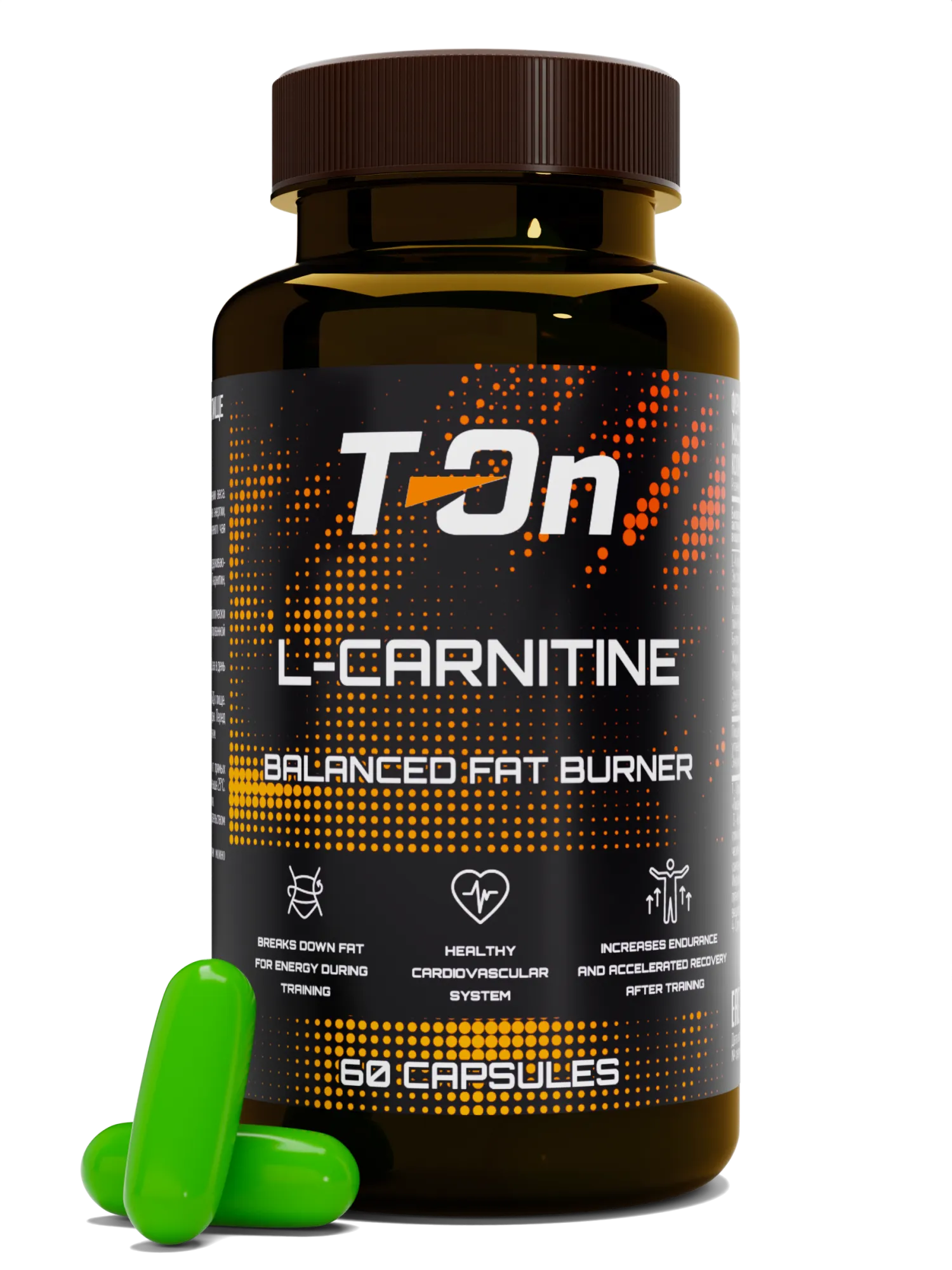 L-CARNITINE+GREEN TEA, 60 капсул
