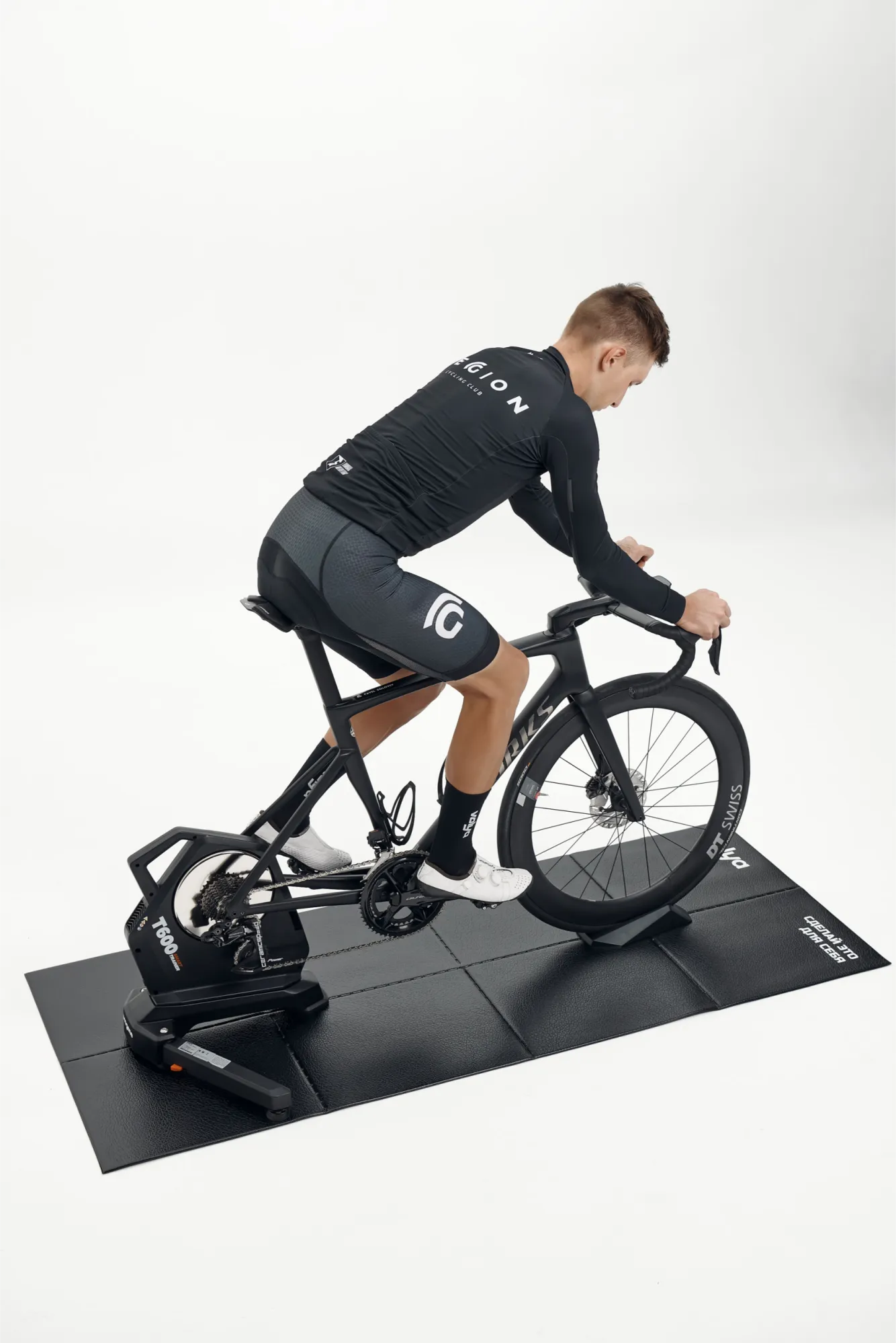 Коврик Volya складной для велостанка, 190x75см, 6мм