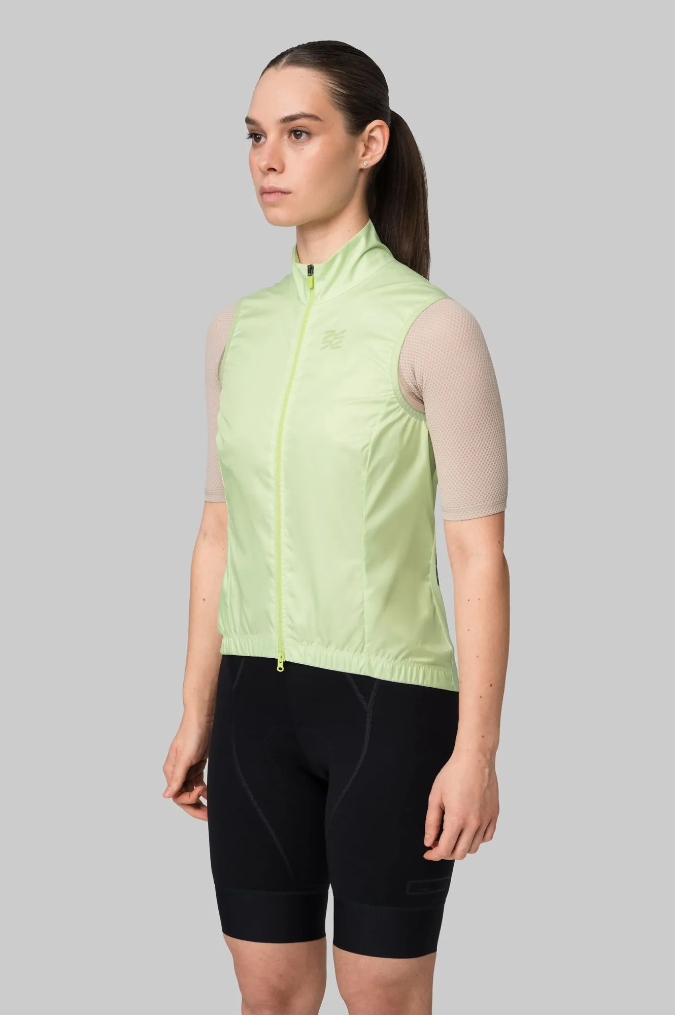 Жилетка ветрозащитная ЭВОЛВ (VTR EVOLVE) Лайм женская