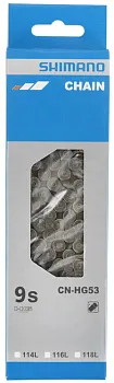 Цепь Shimano Deore HG53, 9 скоростей