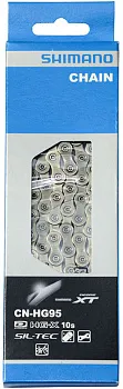 Цепь Shimano XT HG 95, 10 скоростей