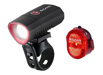 Комплект велосипедных фонарей Sigma Buster 300 + Nugget II Flash LED Set