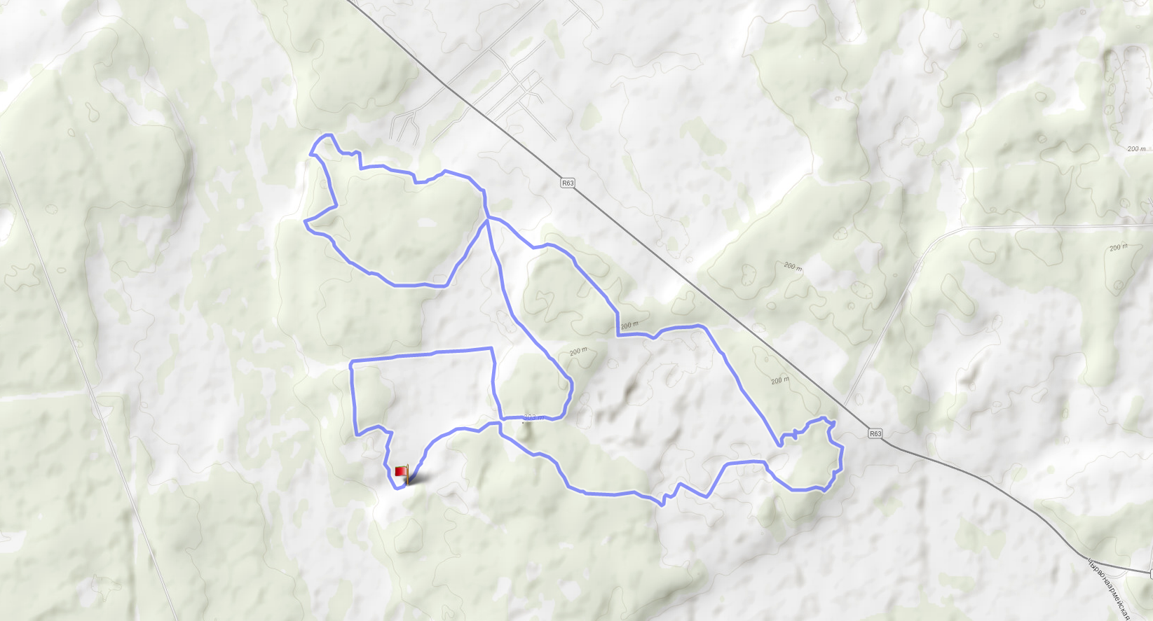 Трасса MTB - Стаховский марафон 2017
