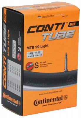 Камера велосипедная Continental Light 29" * 1,75 / 2,5 Presta 42 mm