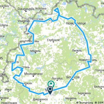 Круг на 1000 км!!!