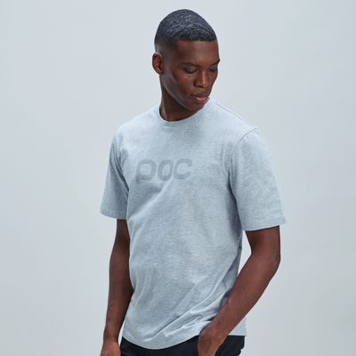 Men's POC Tee Grey Melange