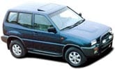 3-дверный SUV с 1993 по 2002 на рейлинги