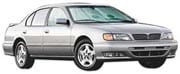 4-дверный седан с 1995 по 1999 на гладкую крышу
