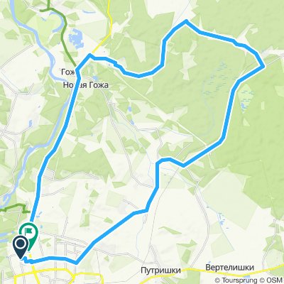 Grodno-Bogushevka-Ribnitsa-Budniki-Gozha-Grodno