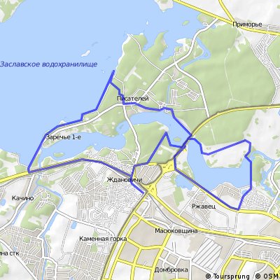 Zhdanovichy-Drazdy-Zhdanovichy (Maly krug)