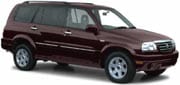 5-дверный SUV с 2001 по 2007 на рейлинги