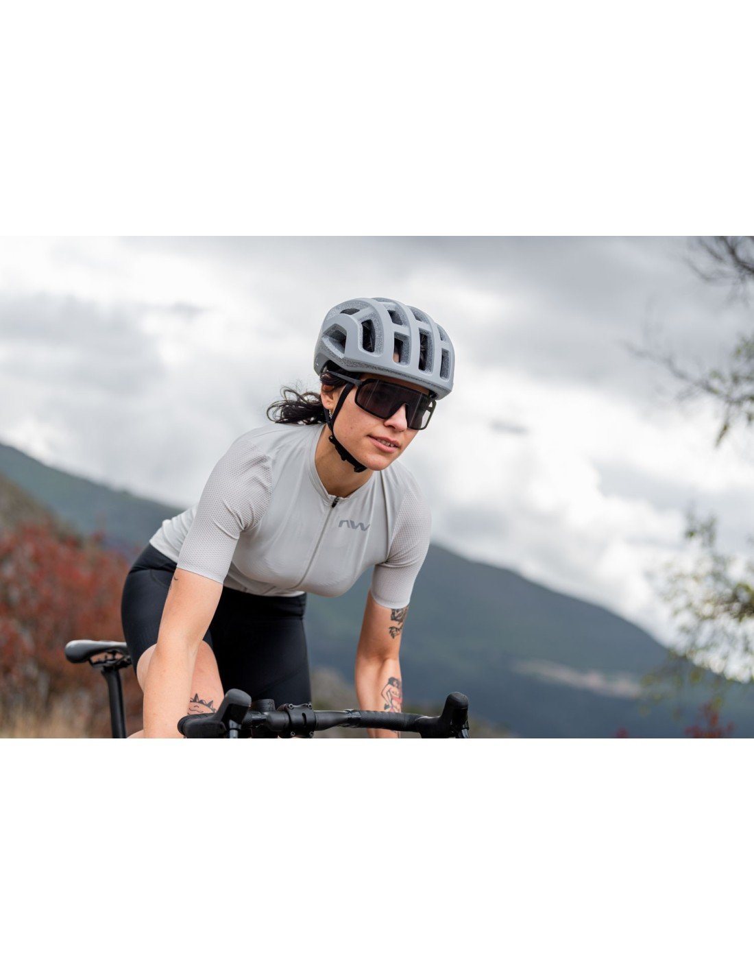 Велосипедная майка NorthWave EXTREME WOMAN JERSEY Light Grey