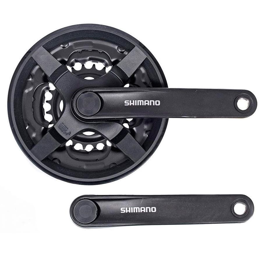 Система Shimano TY301, 170мм, кв, 42/34/24, с защитой, черн, б/уп