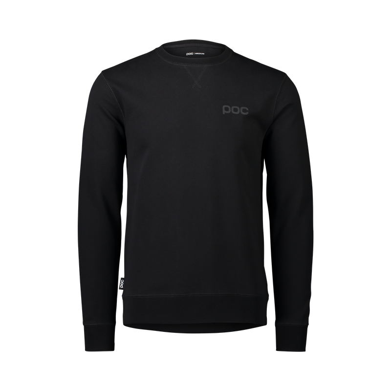 Men's POC Crew Neck Sweater Uranium Black