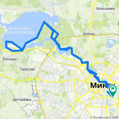 Спокойный маршрут на водохранилище