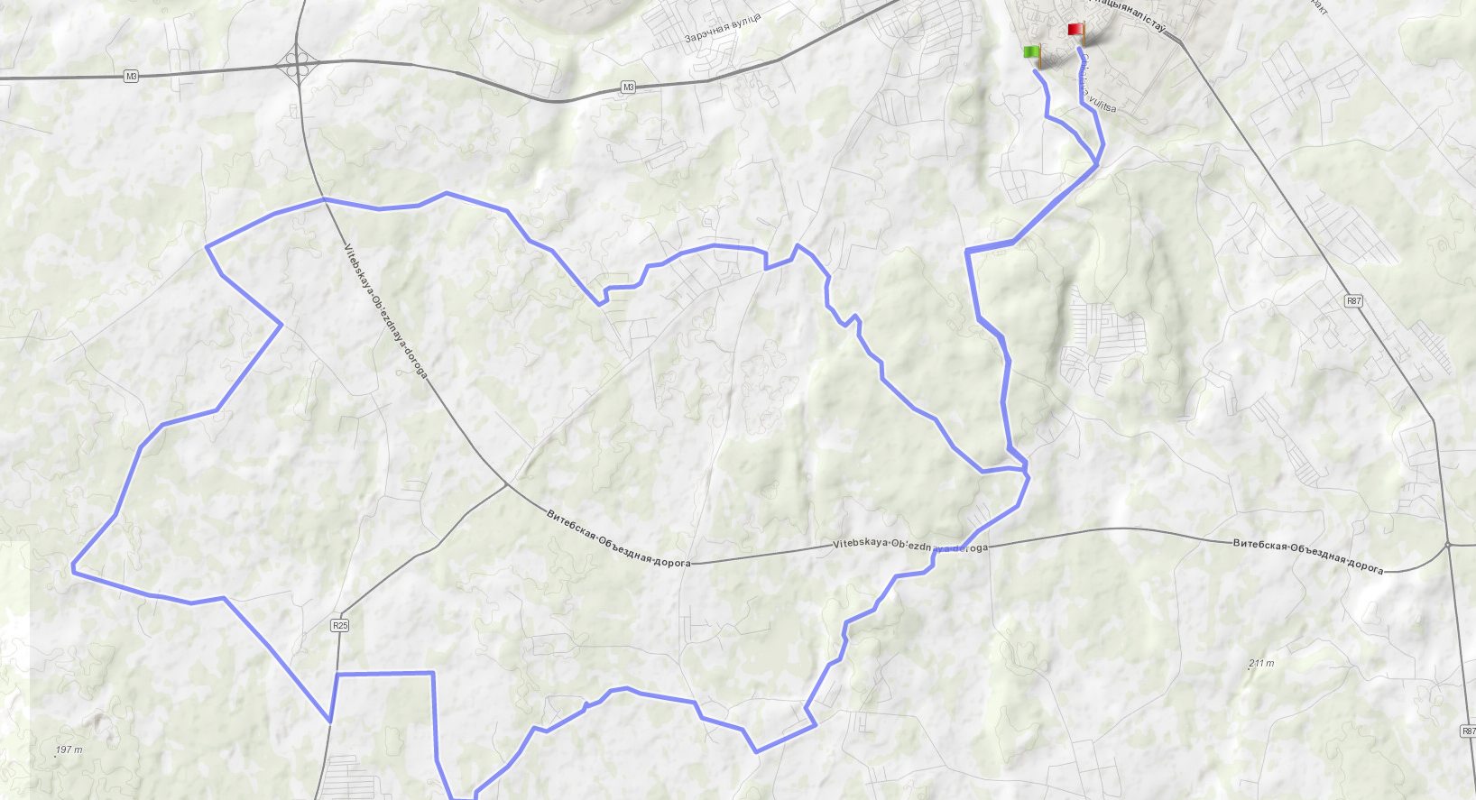 Трасса MTB - Сосновка - Осиновка - Новка -Аксановка