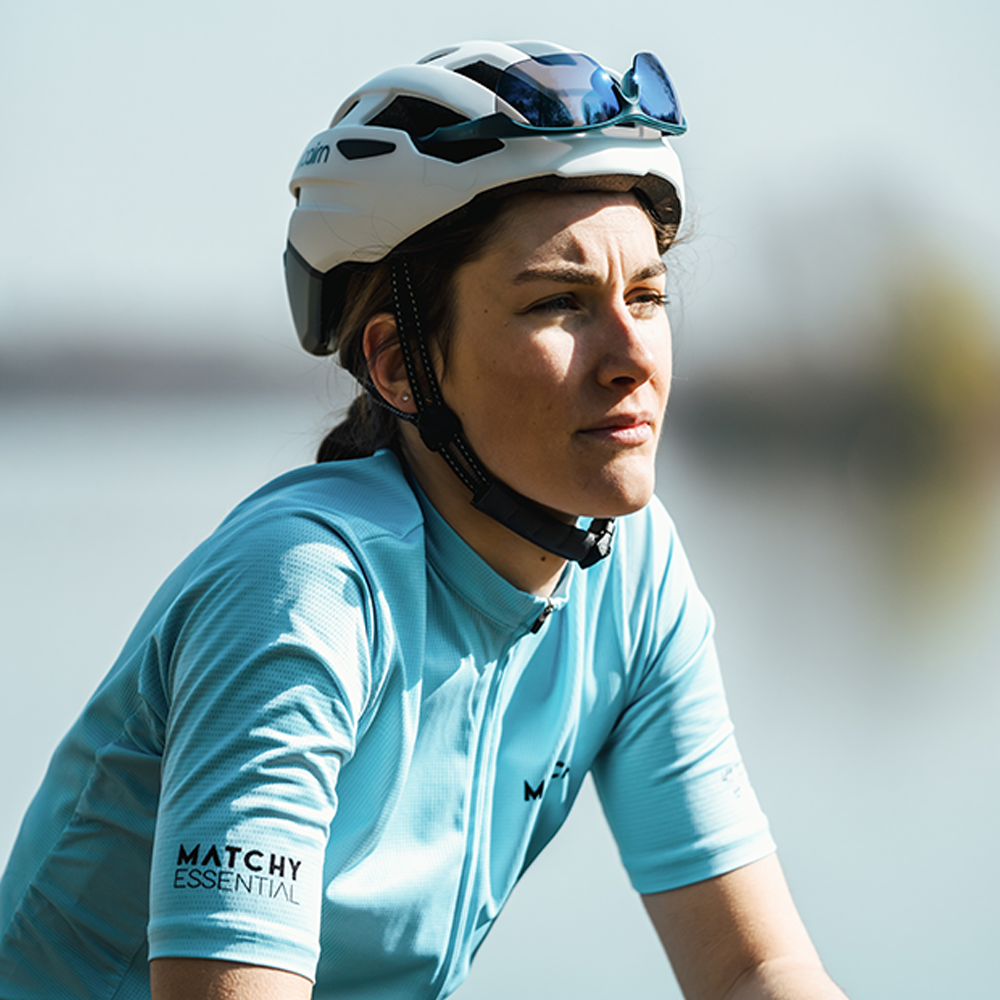 Шлем CAIRN PRISM II MAT WHITE AQUA