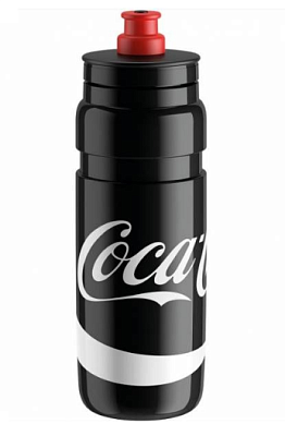 Фляга велосипедная Elite Fly Coca-Cola / 750мл / Черный
