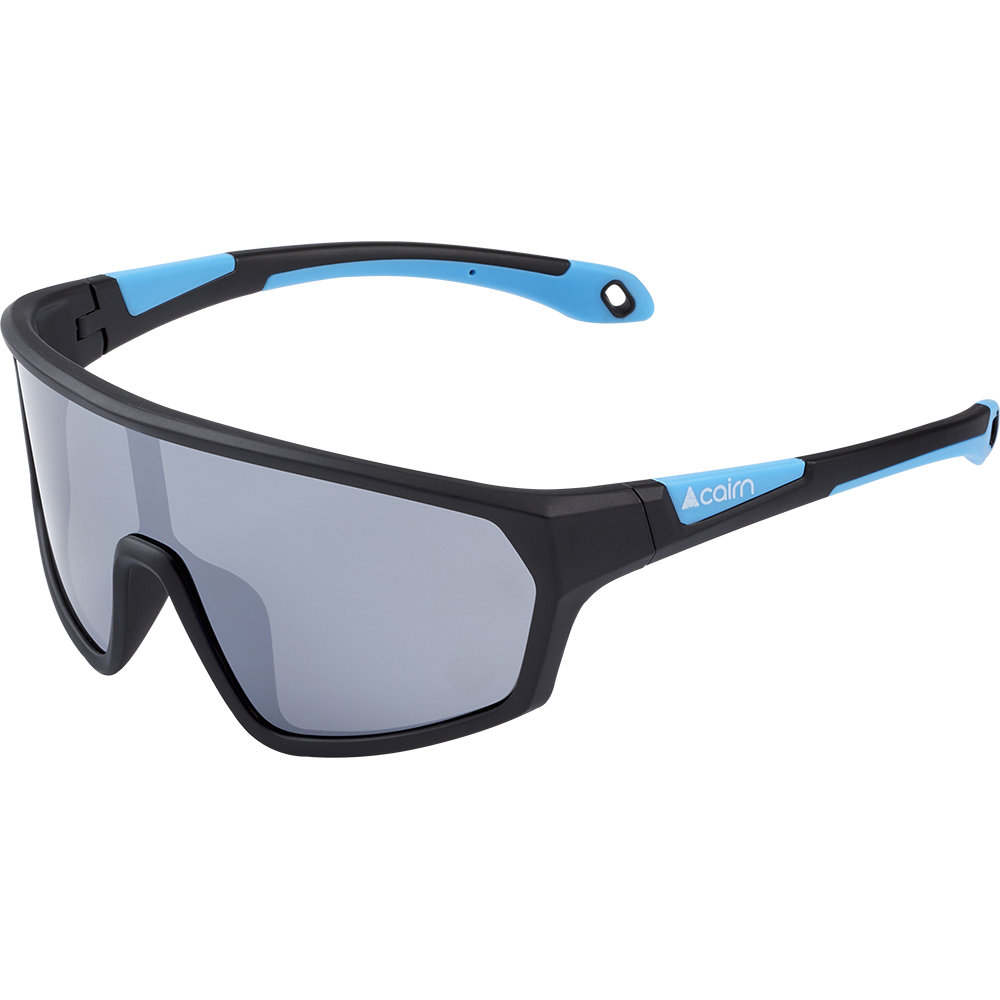 Очки велосипедные CAIRN ROCKET J MAT BLACK AZURE
