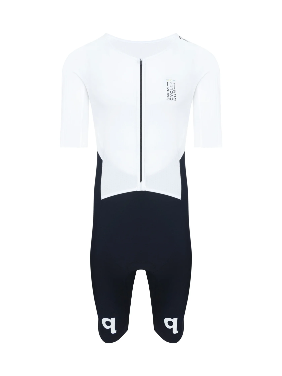 Трисьют мужской QUEST Black&White Premium Triathlon Suit