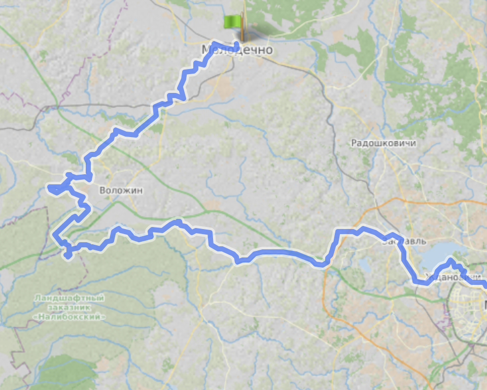 Велопоход Молодечно-Минск