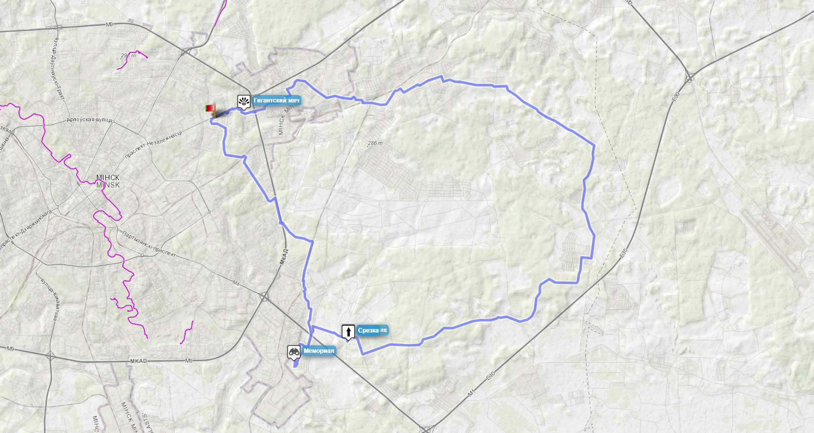Минск-Тростенец-Волма-Минск