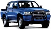 4-дверный Double Cab с 1998 по 2004 на гладкую крышу