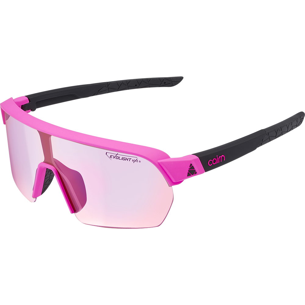 Очки велосипедные CAIRN ROC LIGHT PHOTOCHROMIC NXT® MAT NEON PINK BLACK
