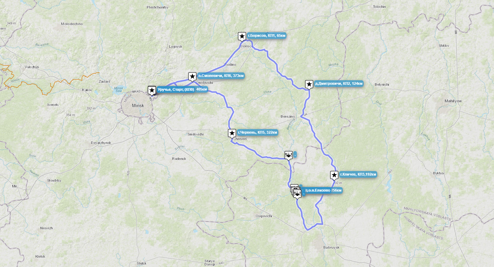 Велосипедный тур  Бобруйская петля-2017