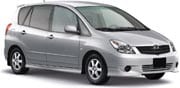 5-дверный MPV с 2002 по 2004 на рейлинги