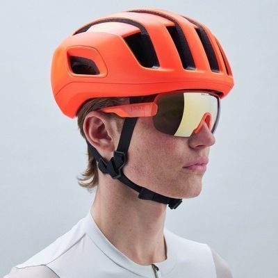 Велосипедные очки POC Aim Fluorescent Orange Translucent