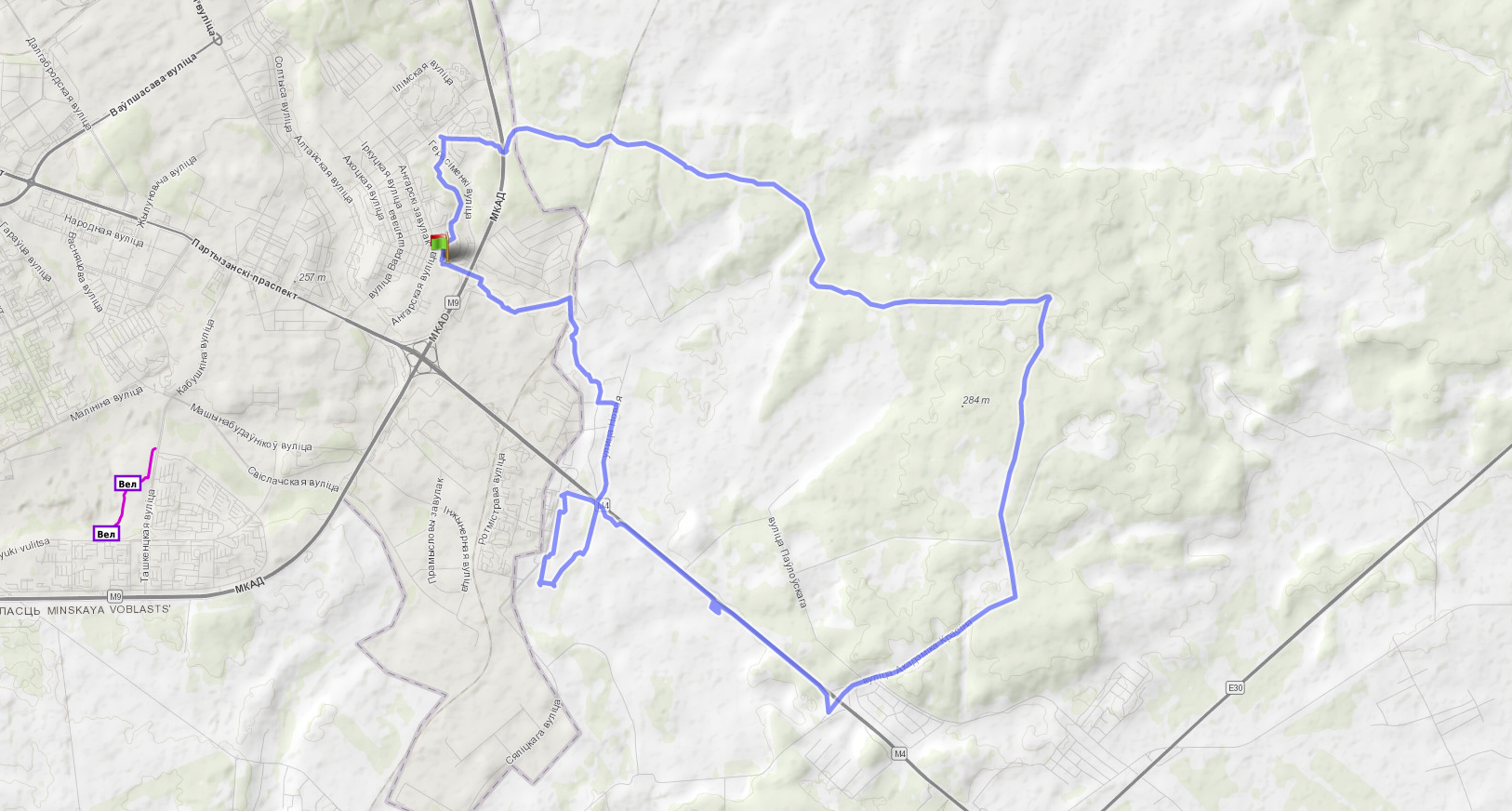 Трасса MTB  Palihon