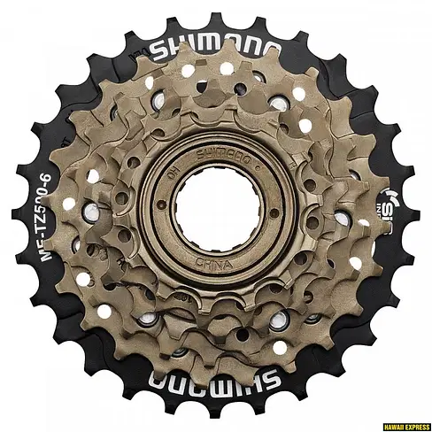 Трещотка Shimano TZ500, 6 скоростей, 14-28, с защитой, б/уп.