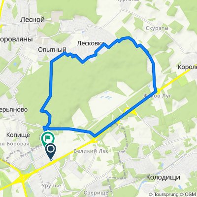 Вокруг Копище, Минск