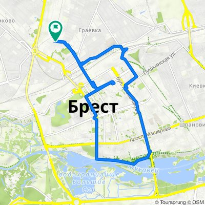 Прогулка по Бресту (Брестской дивизии 11- пер. Брестских Дивизий 11)